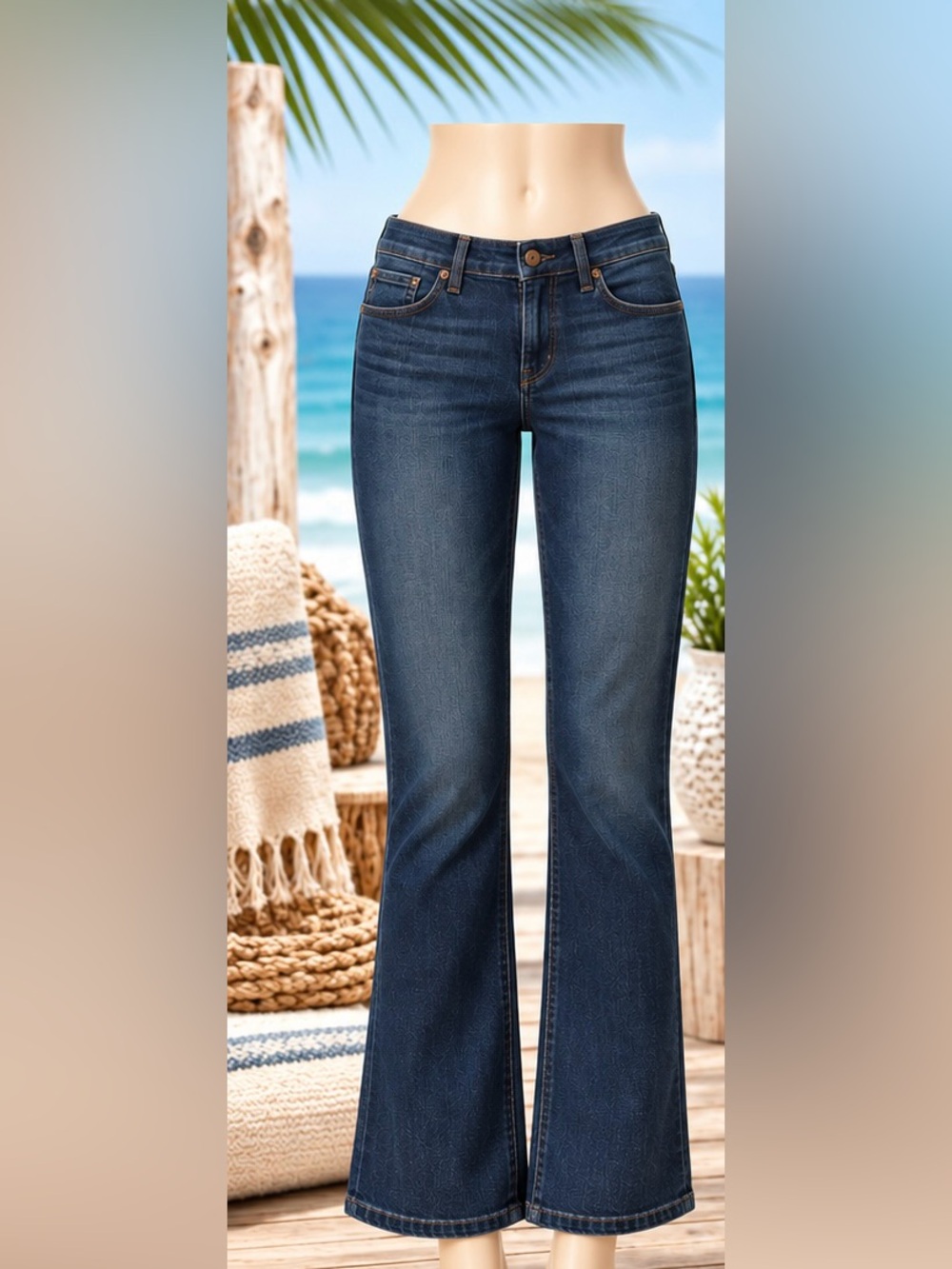 VINTAGE Citizens Of Humanity Dark Blue Ankle Flare Jeans